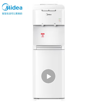 美的（Midea）飲水機(jī)家用立式桶裝大儲物柜智能防干燒辦公室宿舍多用飲水器YR1322S-W